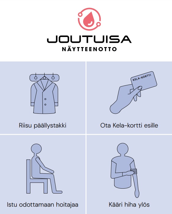 joutuisa-näytteenottopalvelun asiointiohje